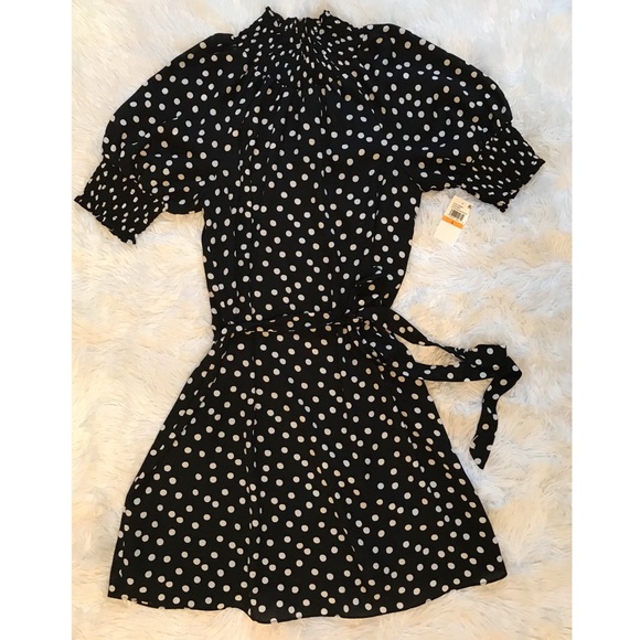 SOLD•CeCe Vivid Vibes Polka Dot Dress - Picture 3 of 6
